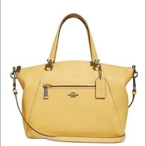 Coach Medium Prairie Satchel in yellow
